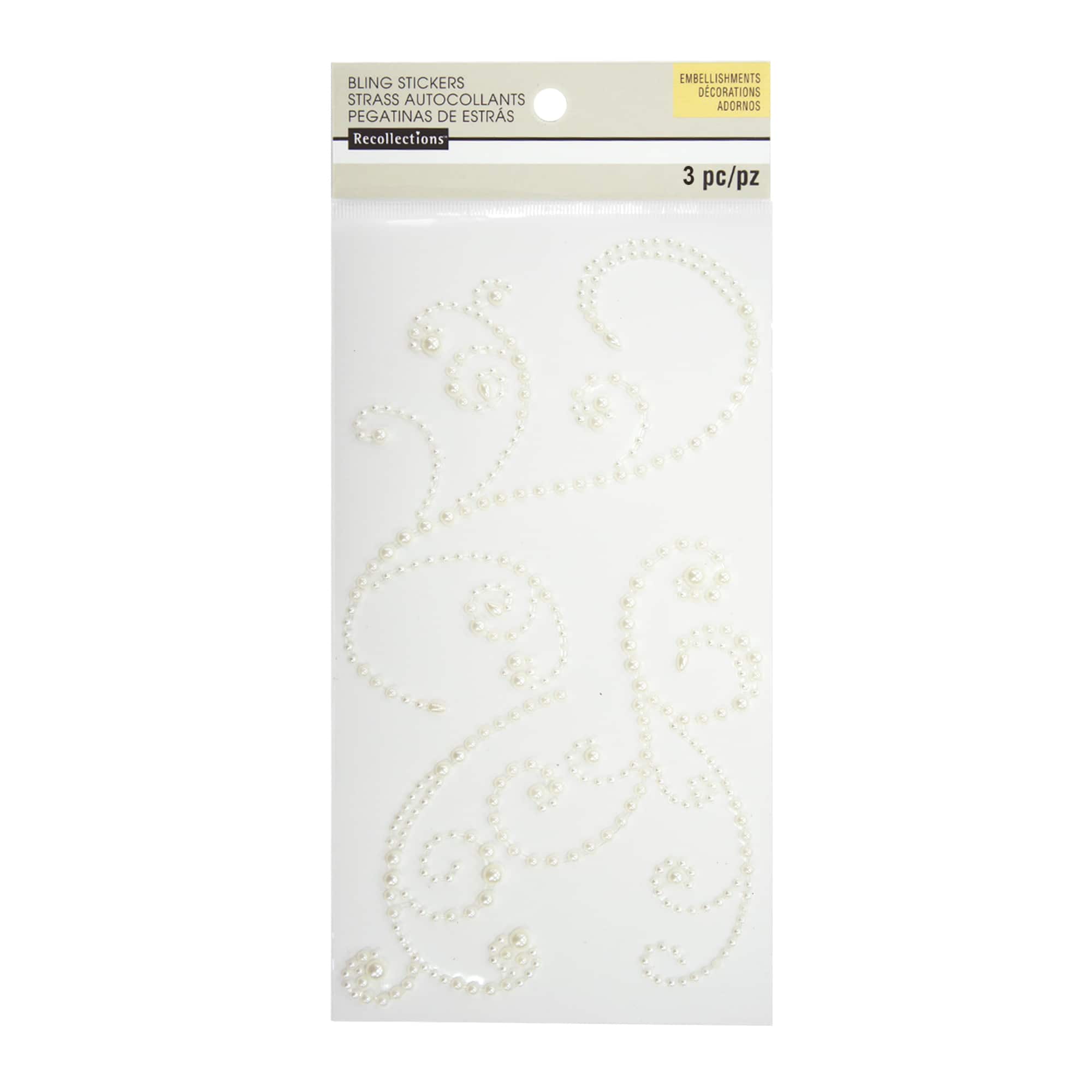 Pearl Scroll Stickers By Recollections™